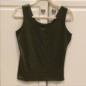 A’Nu Ligne Dark Olive Tank